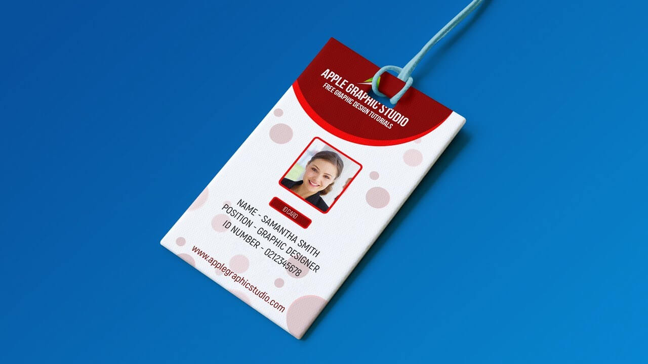Create Professional Id Card Template - Photoshop Tutorial Throughout Pvc Id Card Template