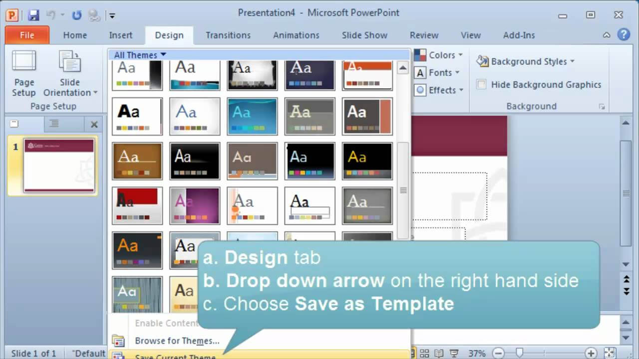 Create Theme In Powerpoint – Dalep.midnightpig.co With Regard To How To Change Template In Powerpoint