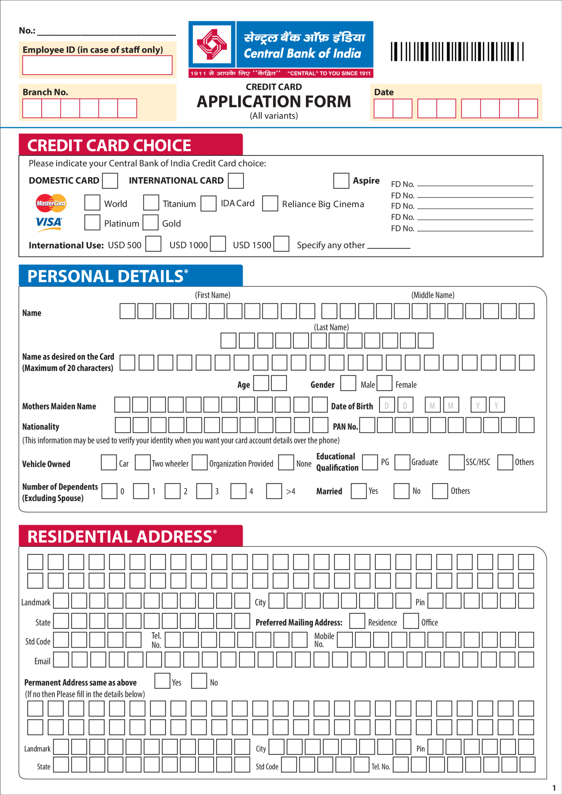 Credit Card Application Form | Templates At Throughout Order Form With Credit Card Template