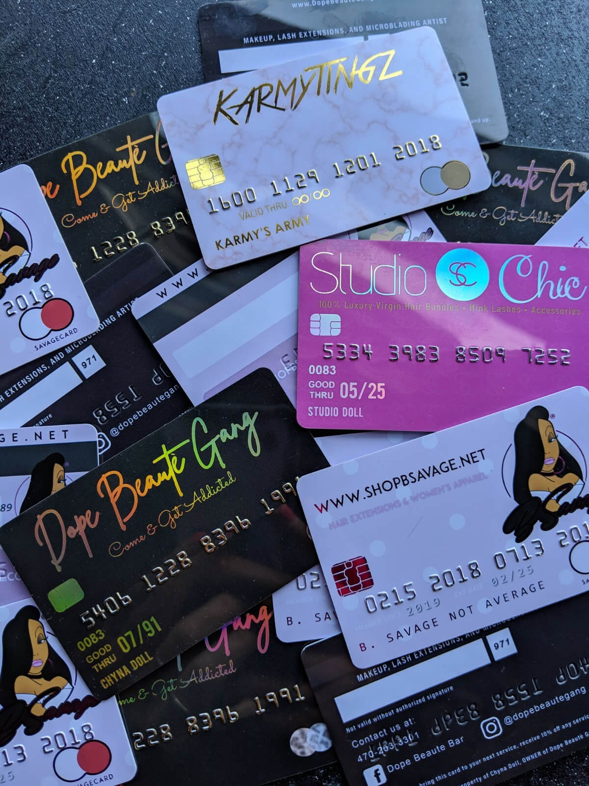 Credit Card Business Cards | 30 Mil Plastic | Same Thickness As A Real  Credit Card Throughout Credit Card Templates For Sale