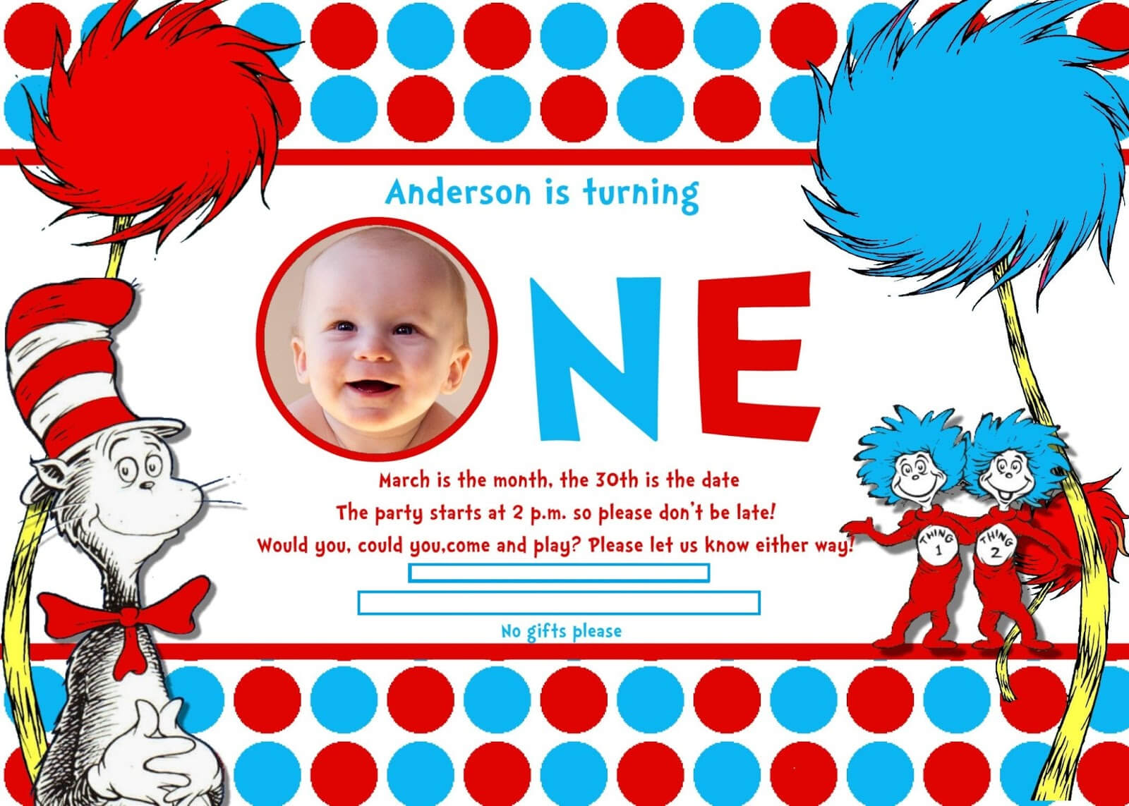 Cute Dr Seuss Quotes. Quotesgram With Dr Seuss Birthday Card Template