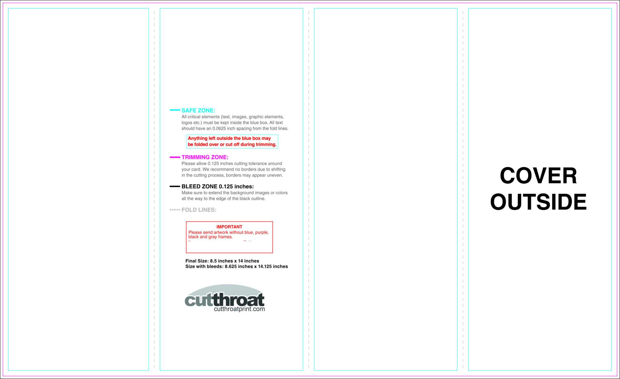 Cutthroat Printcustom Brochure Printing regarding Quad ...