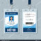 Стоковая Векторная Графика «Doctor Id Badge Medical Identity Throughout Doctor Id Card Template