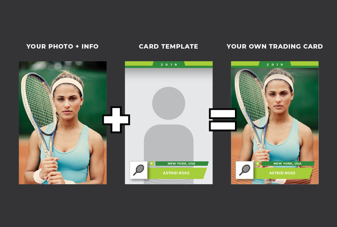Design Your Sports Trading Card Regarding Soccer Trading Card Template