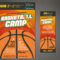 Designcontest – Basketball Camp Ticket & Poster Pertaining To Basketball Camp Brochure Template