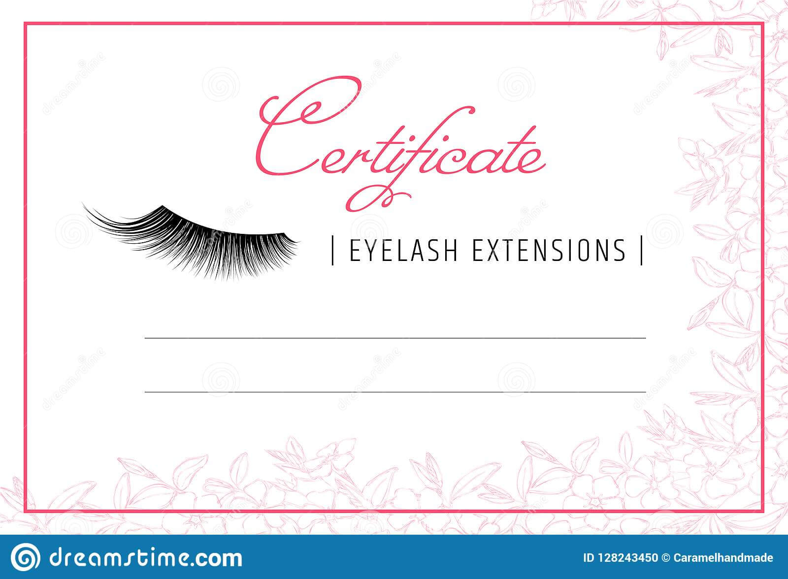 Diploma Eyelash Extensions. Makeup Certificate Template With Regard To Fake Diploma Certificate Template