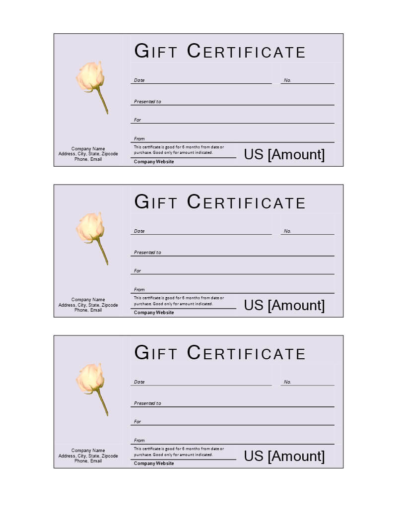 Donation Gift Certificate | Templates At Allbusinesstemplates In Spa Day Gift Certificate Template