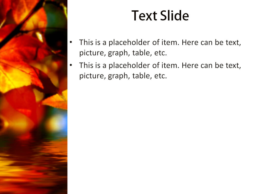 Download Free Autumn Leaves Powerpoint Template For Inside Free Fall Powerpoint Templates