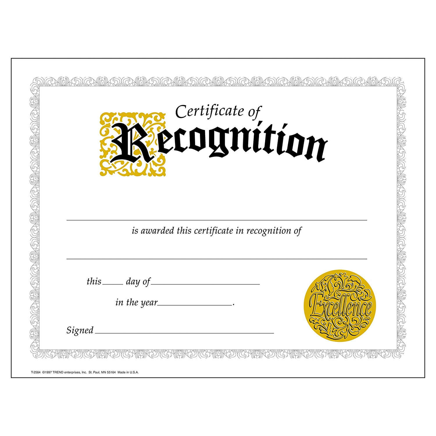 Download Free New Certificate Of Recognition Template Regarding Player Of The Day Certificate Template