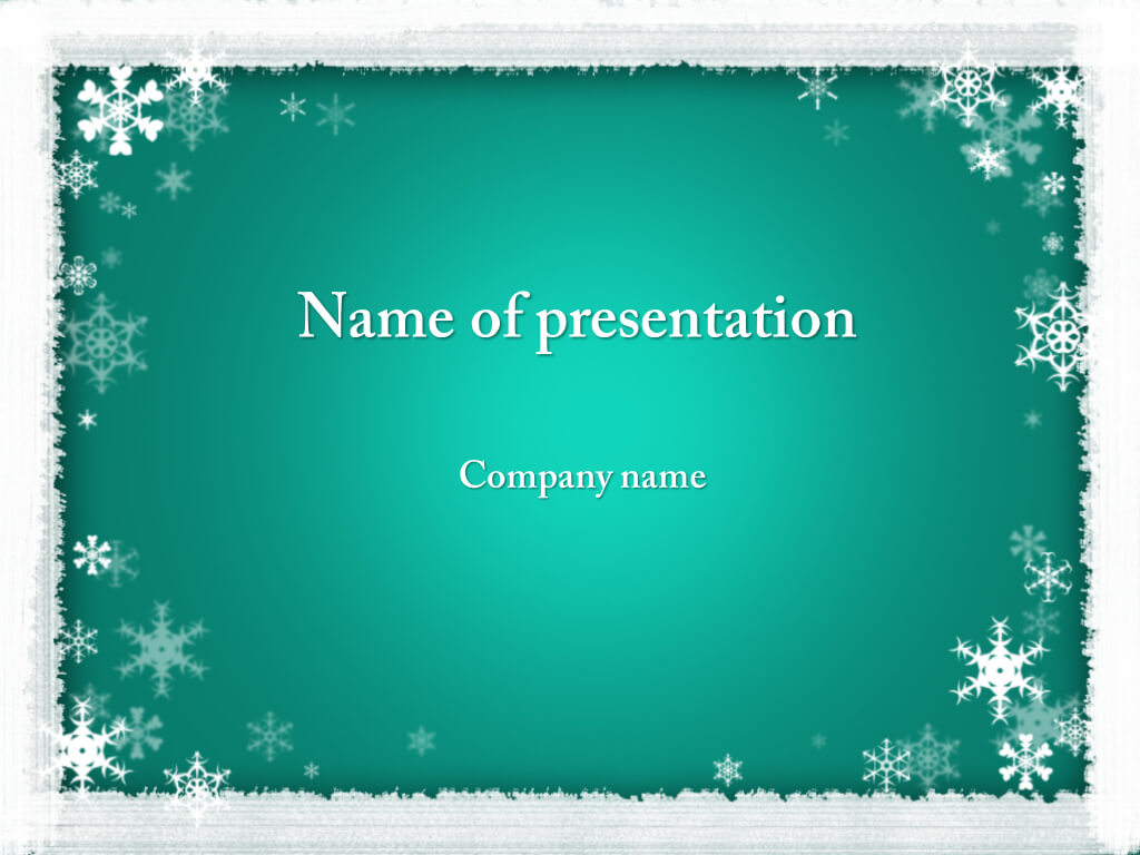 Download Free Winter Coming Powerpoint Template For Your Inside Snow