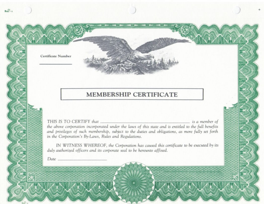 Duke 6 Membership Stock Certificates Throughout Llc Membership Certificate Template