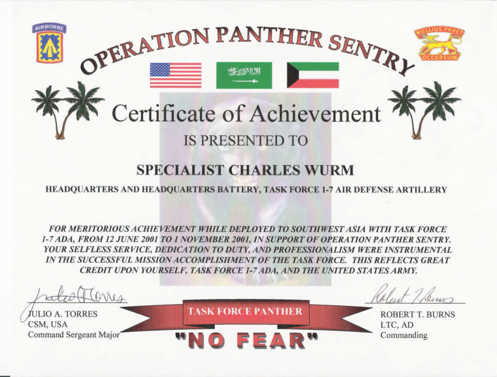 Education / Awards Intended For Certificate Of Achievement Army Template