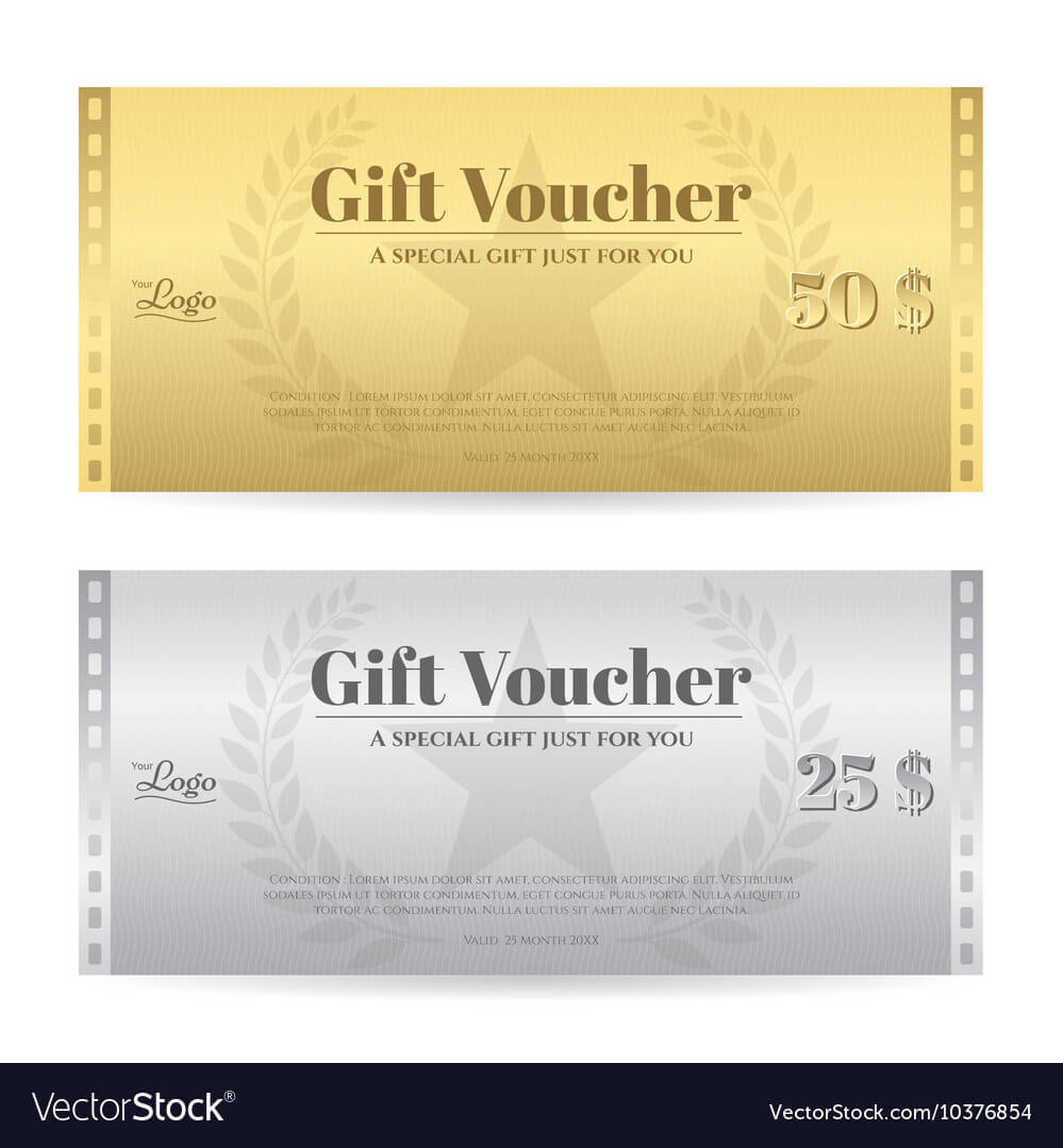 Elegance Gift Voucher Or Gift Card Template In Gift Card Template Illustrator