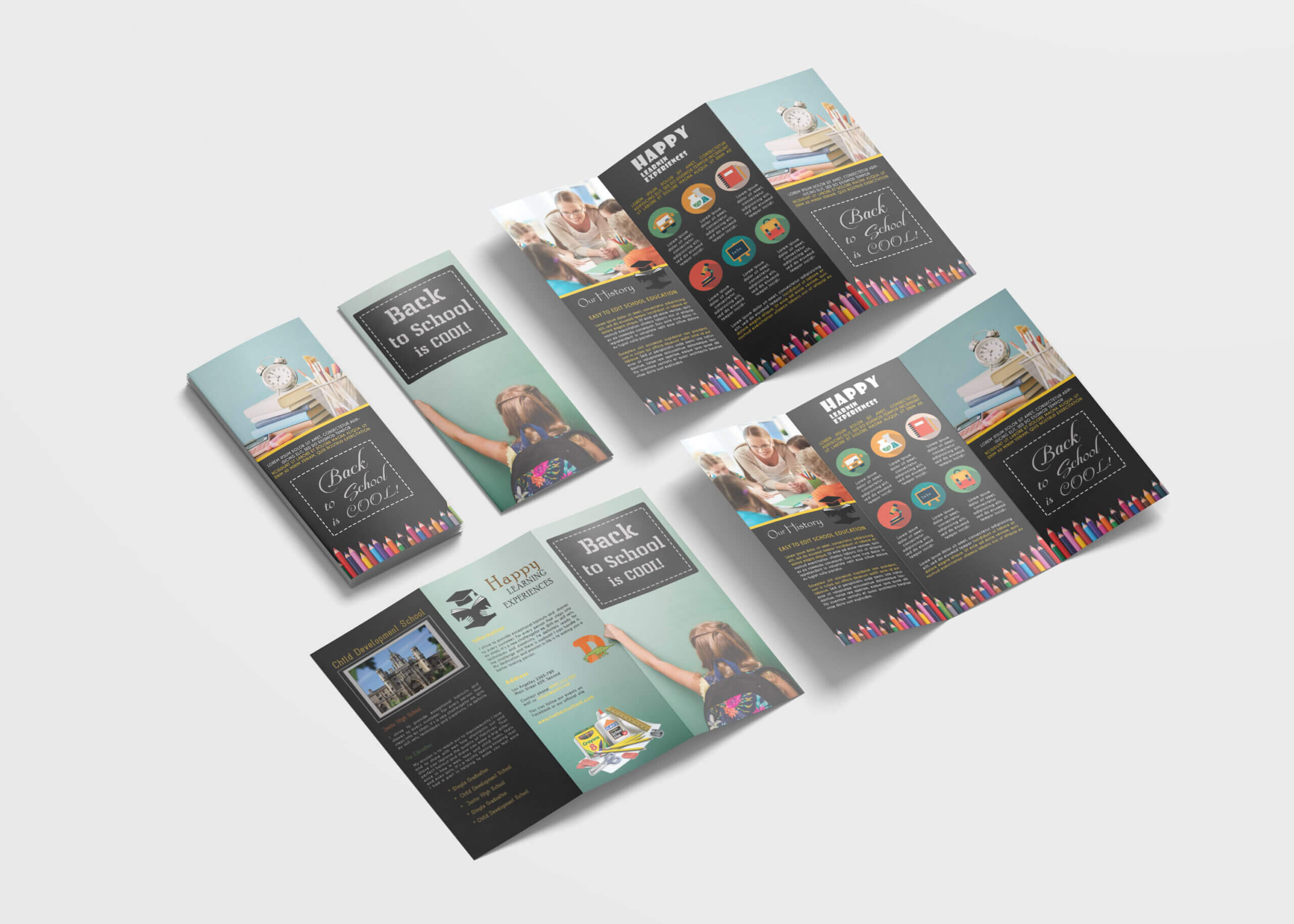 Elementary School Tri Fold Brochure Design Template – 99Effects With Regard To Tri Fold School Brochure Template