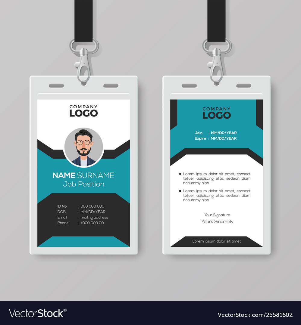 Employee Identification Card Template – Calep.midnightpig.co With Regard To Id Card Template Ai