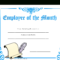 Employee Of The Month Certificate | Templates At In Employee Of The Month Certificate Templates