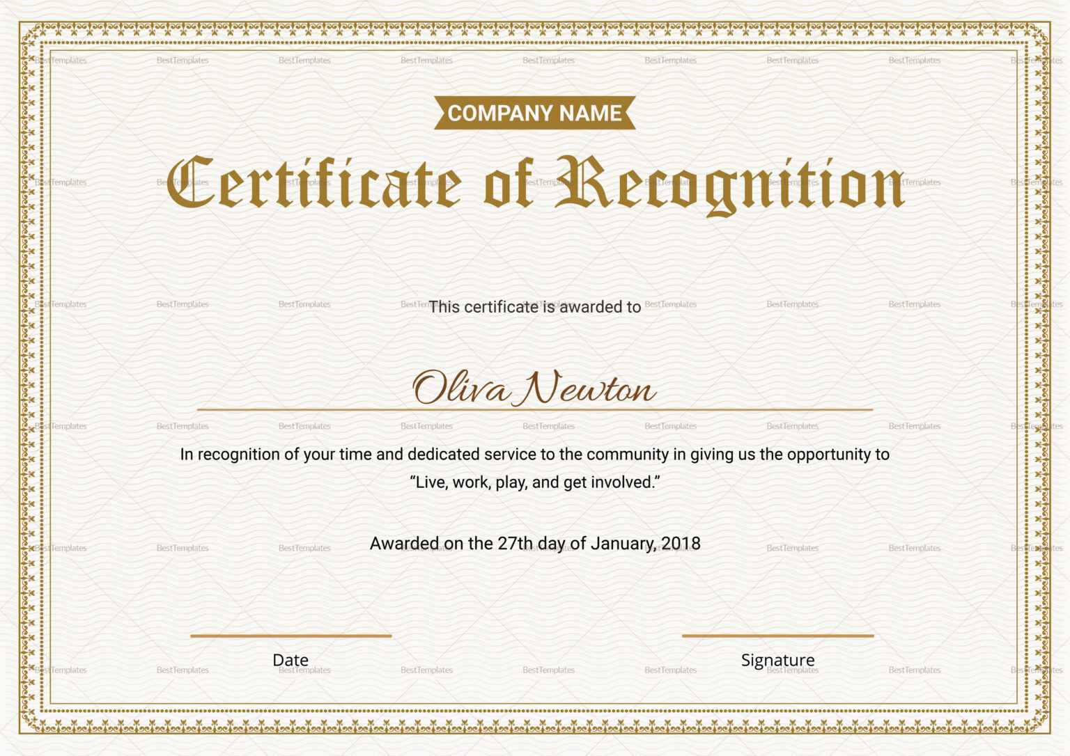 Employee Recognition Certificates Templates Calep In Funny 