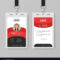 Employees Id Card Template – Dalep.midnightpig.co For Portrait Id Card Template