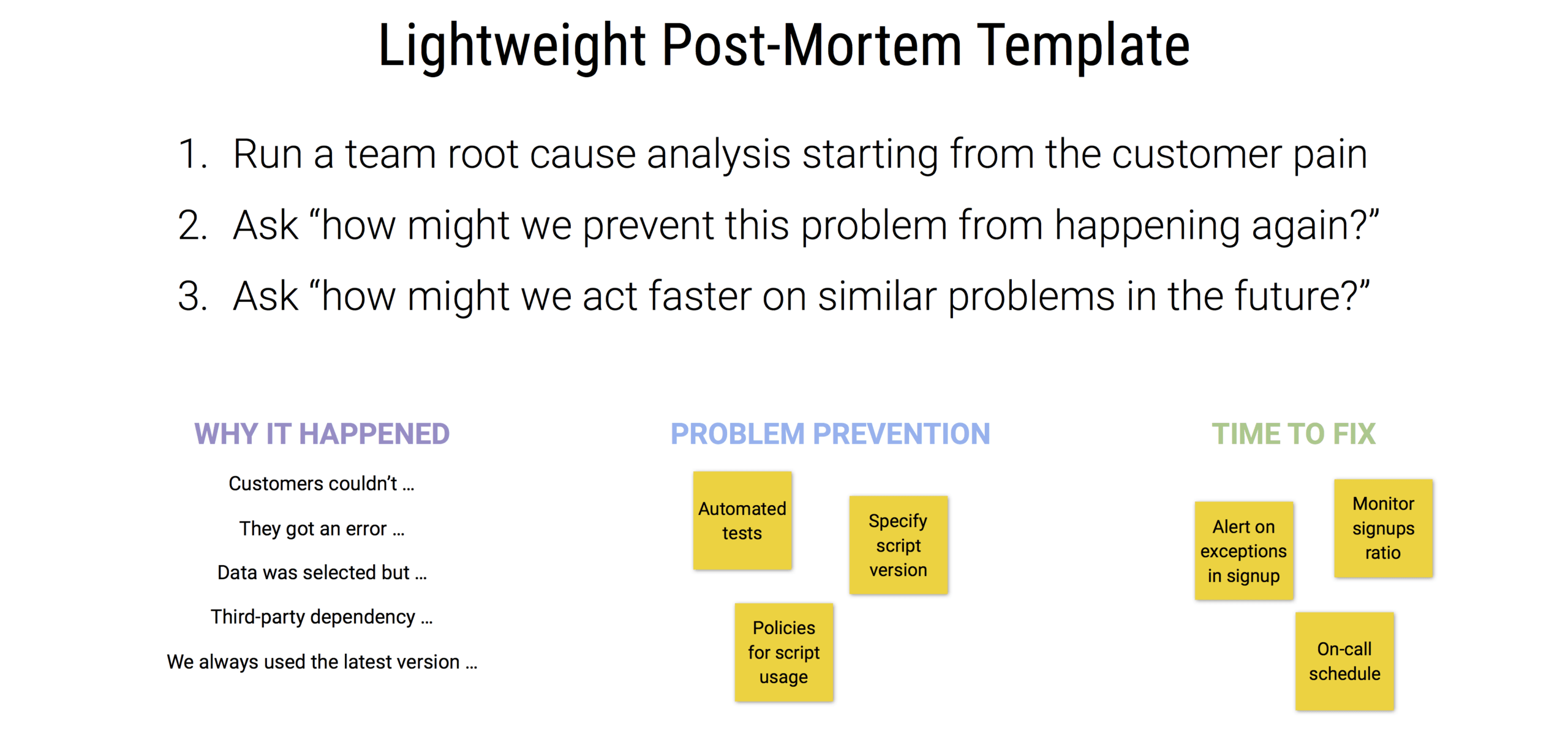 Event Post Mortem Template – Calep.midnightpig.co With Regard To Post Mortem Template Powerpoint
