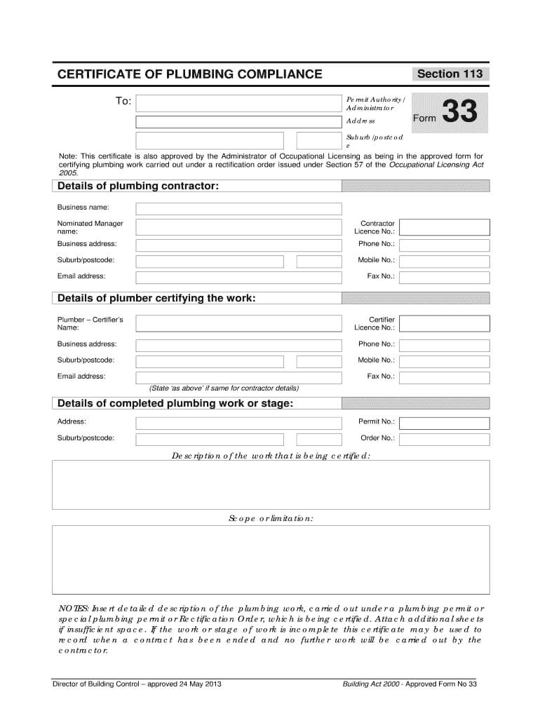 Example Of Geyser Compliance Certificate – Fill Out And Sign Printable Pdf  Template | Signnow Within Certificate Of Compliance Template