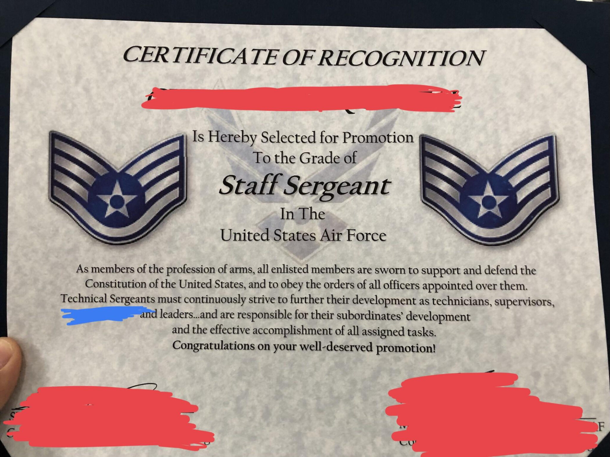 Excited For My Promotion To Sta— Uhh Airforce with Officer Promotion