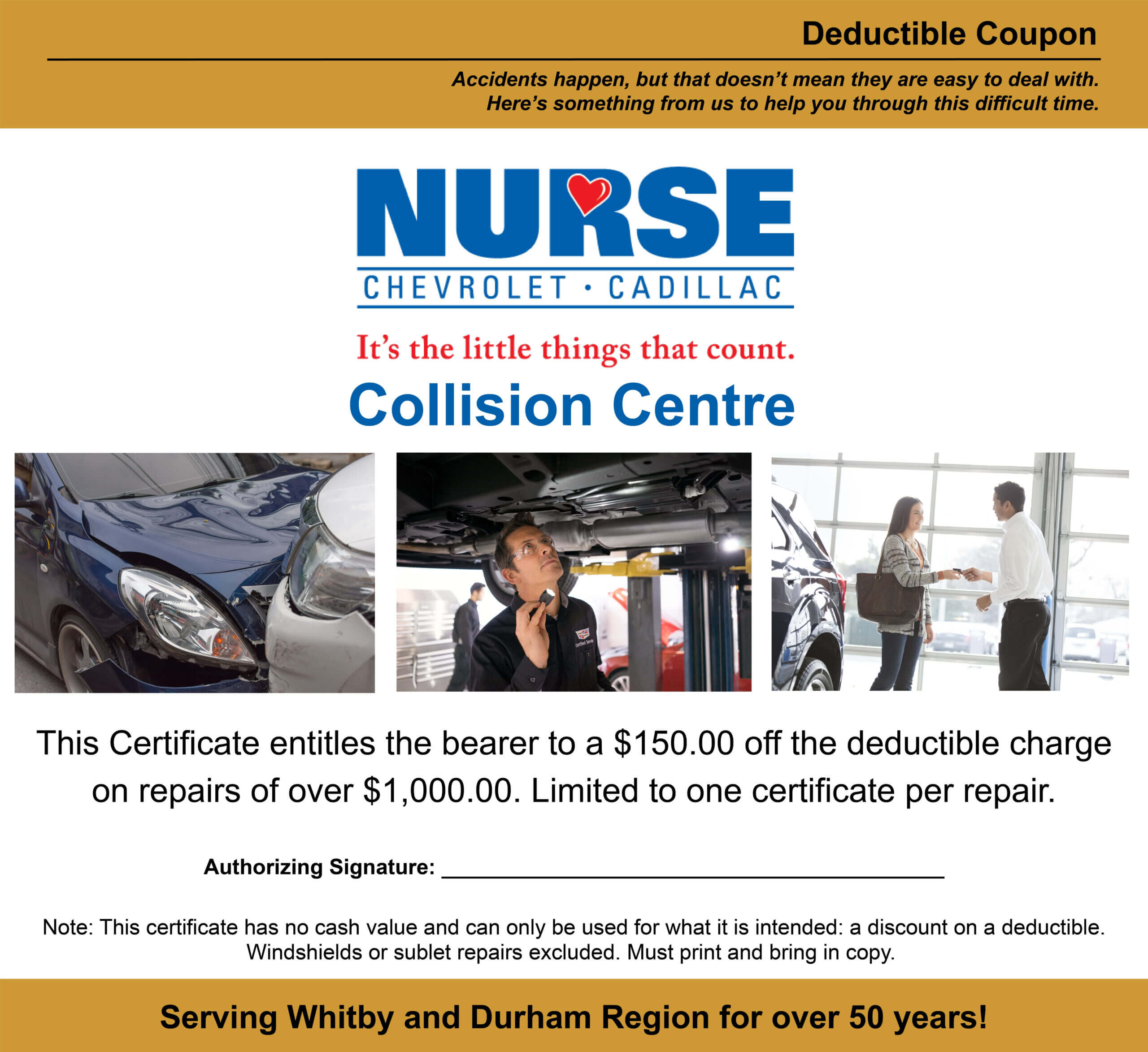 Exclusive Offers | Nurse Chevrolet Cadillac With This Entitles The Bearer To Template Certificate