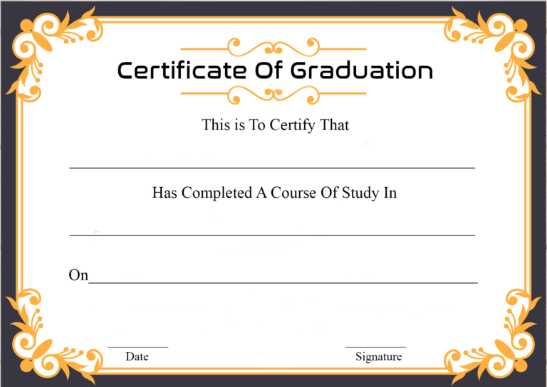 free-certificate-template-of-graduation-download-pertaining-to