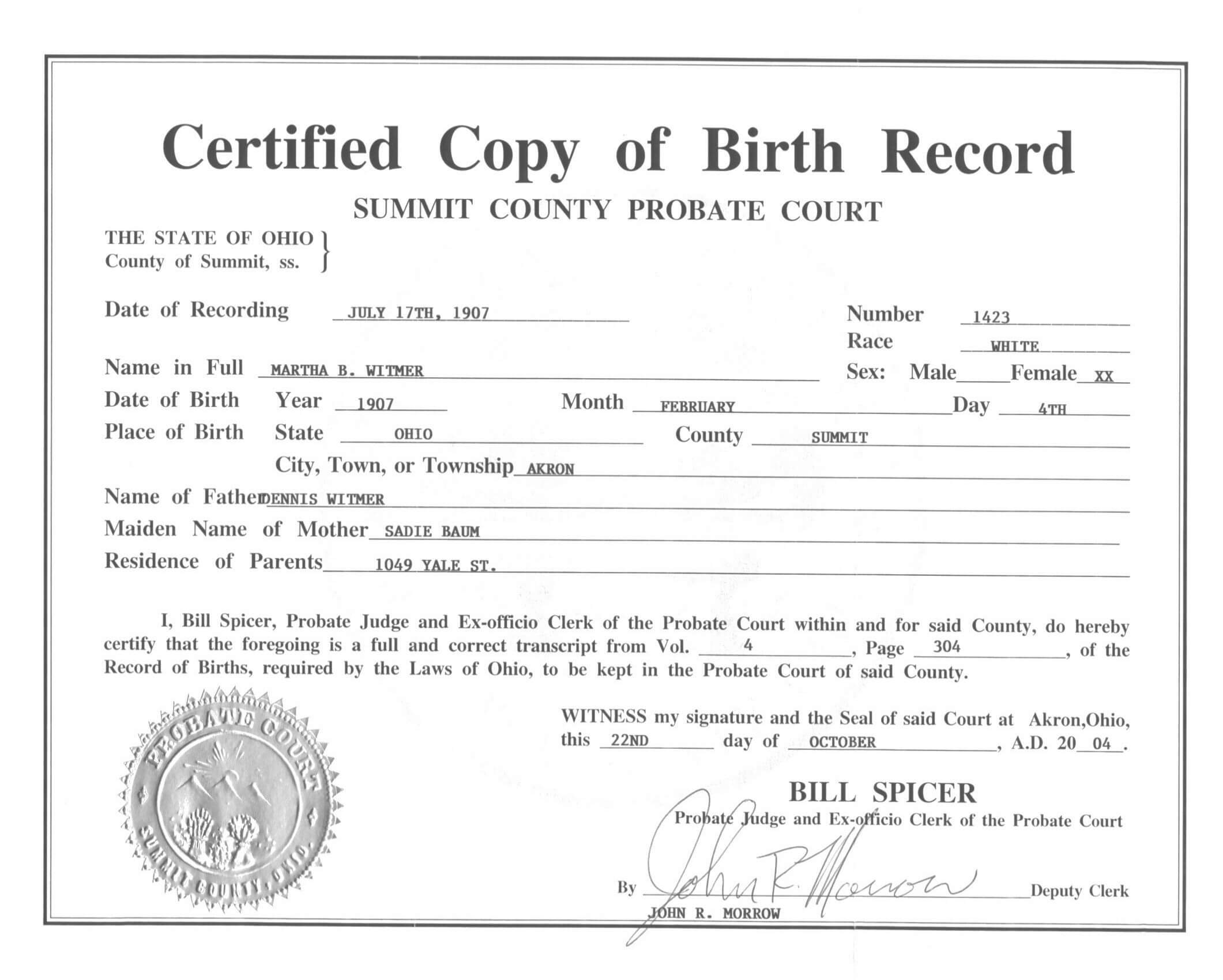 🥰free Printable Certificate Of Birth Sample Template🥰 Pertaining To Birth Certificate Template Uk