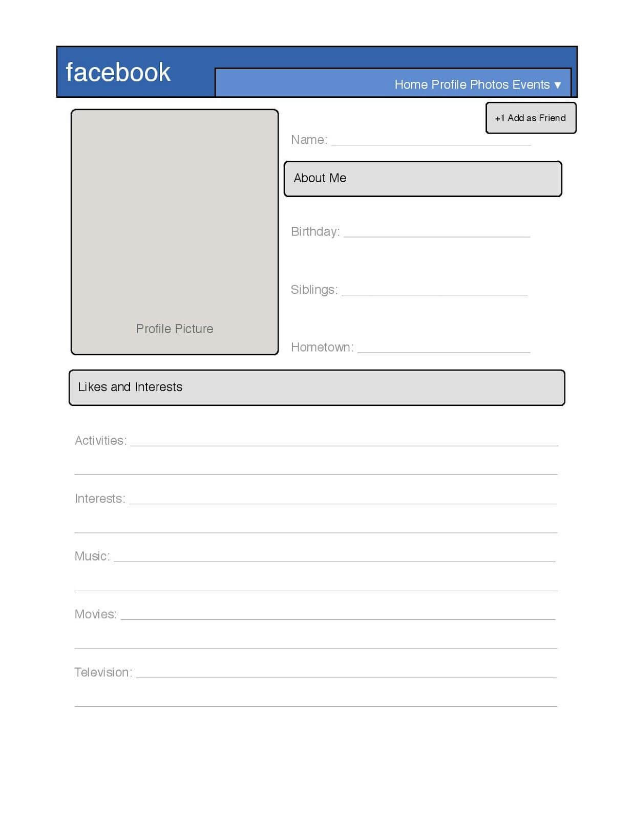 Facebook Business Card Template – Apocalomegaproductions For Plain Business Card Template Word