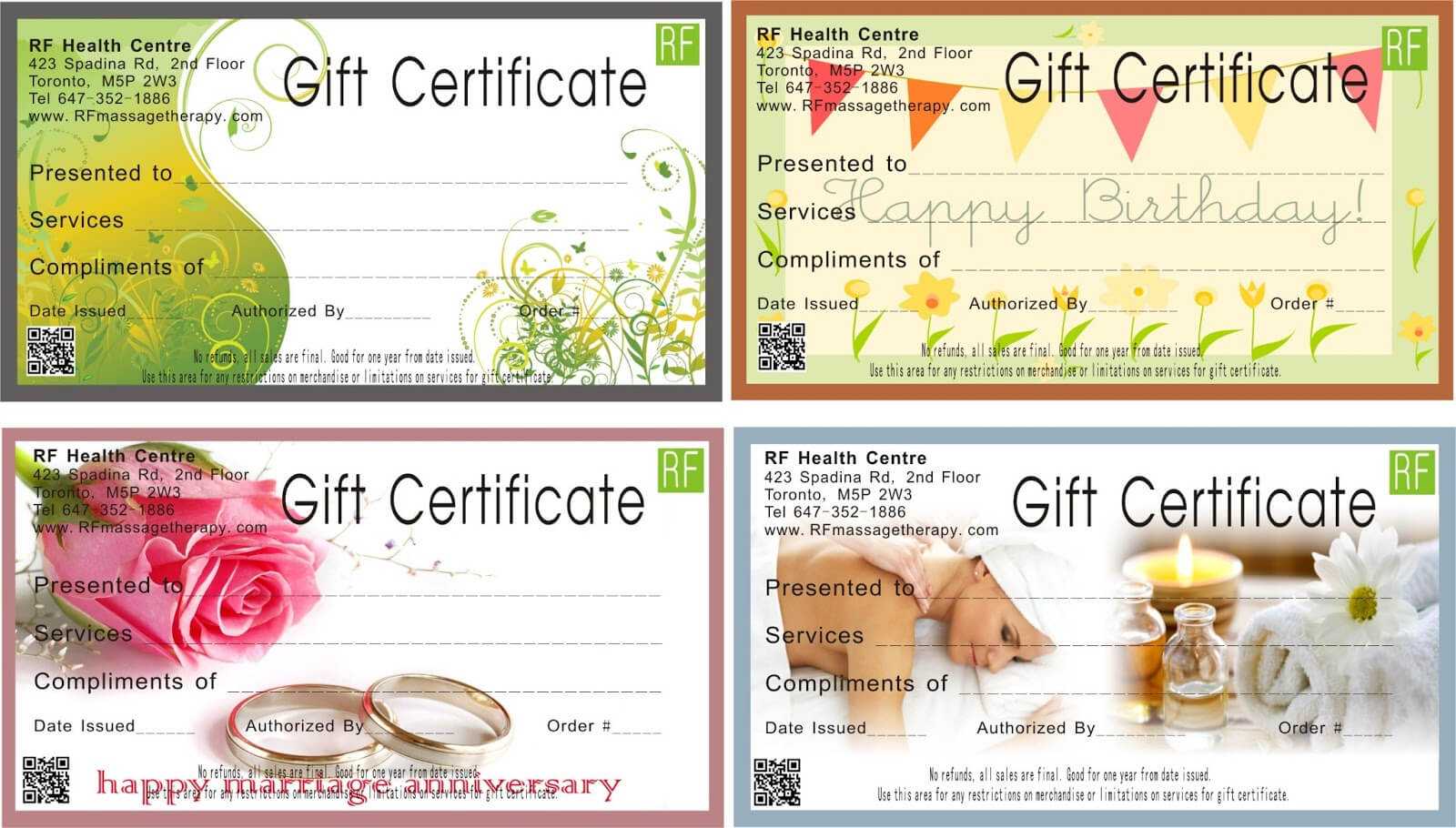 Facial Gift Certificate Template Tokla clickcommunity co In Massage 