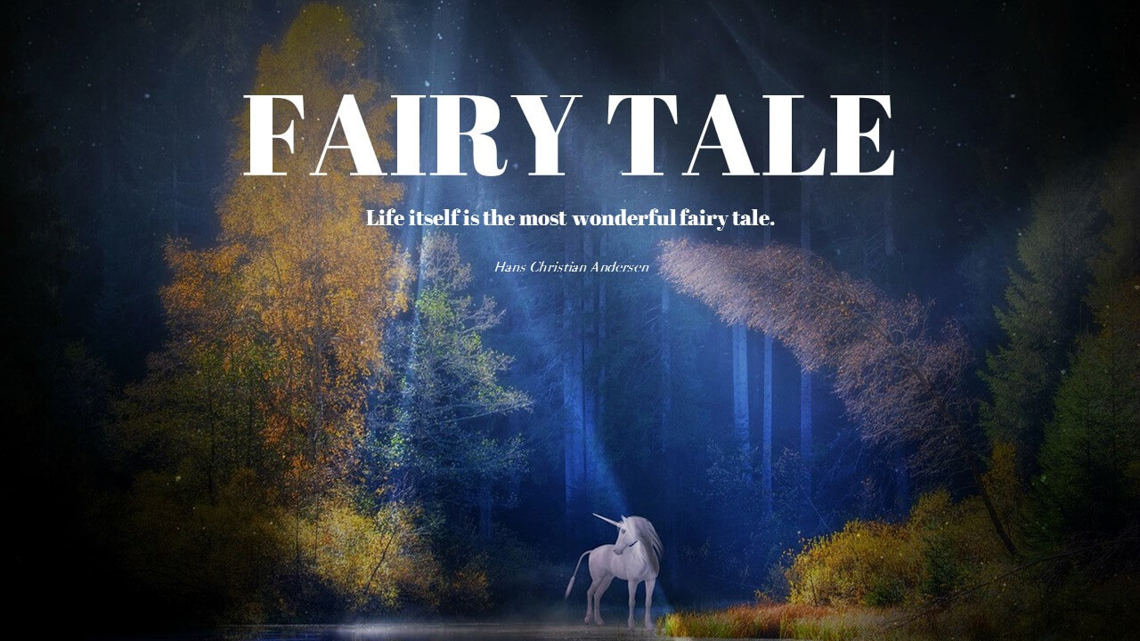 Fairy Tale In Fairy Tale Powerpoint Template