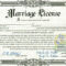 Fake Wedding License – Calep.midnightpig.co For Novelty Birth Certificate Template