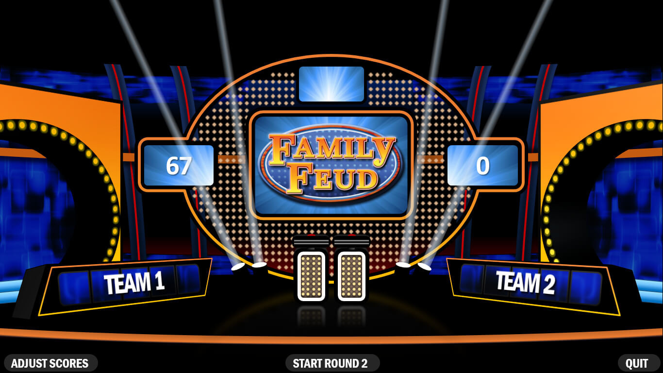 Family Feud | Rusnak Creative Free Powerpoint Games With Family Feud Powerpoint Template Free Download