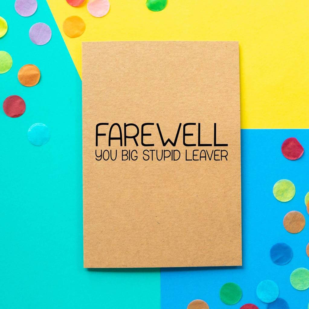 Farewell Card – Calep.midnightpig.co For Sorry You Re Leaving Card Template