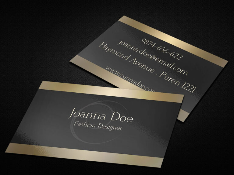 Fashion Designer Business Card Template Business Cards Lab With