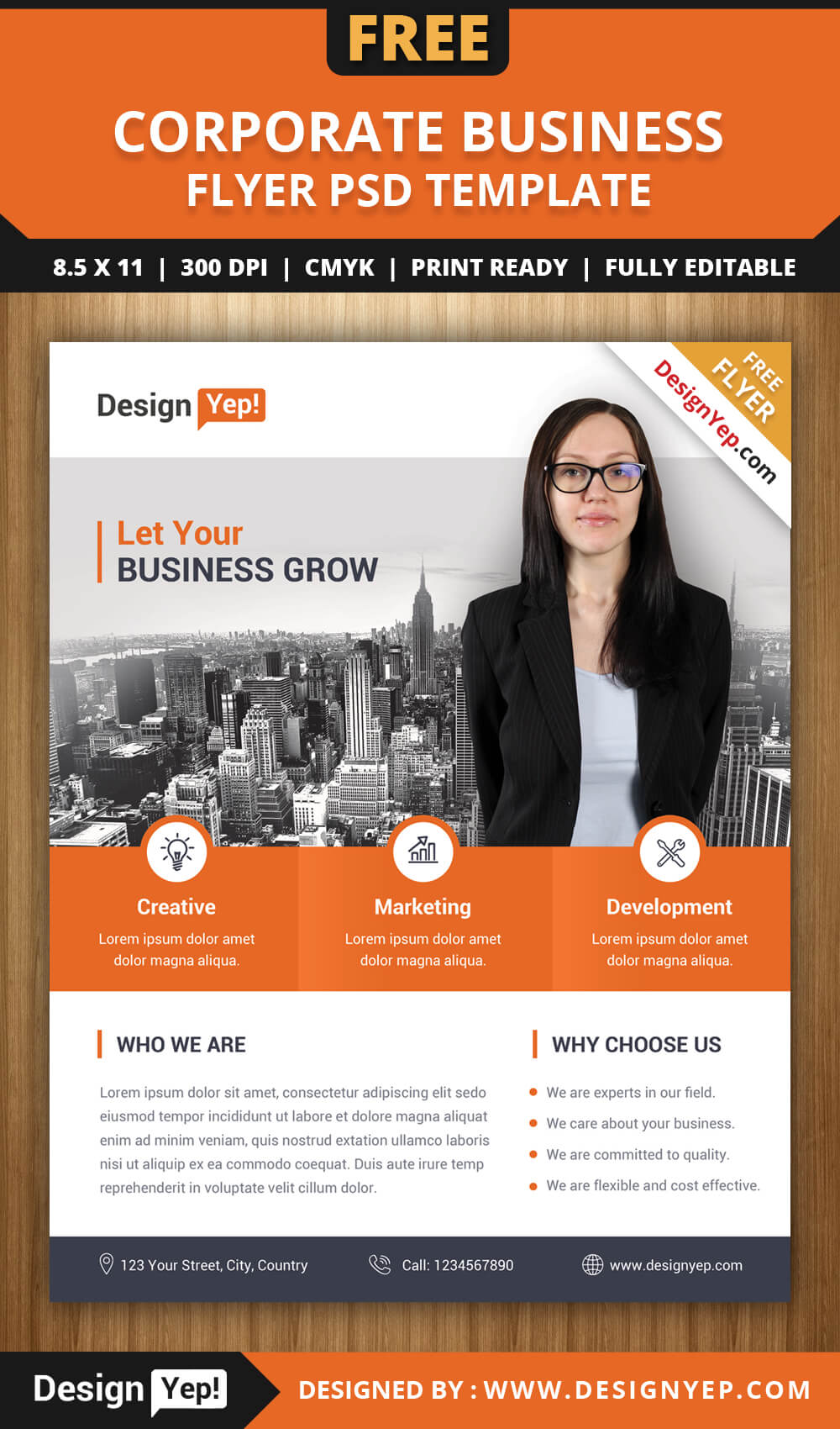 Flyer Lates Free Psd Business Brochure Photoshop Download Intended For Microsoft Word Brochure Template Free