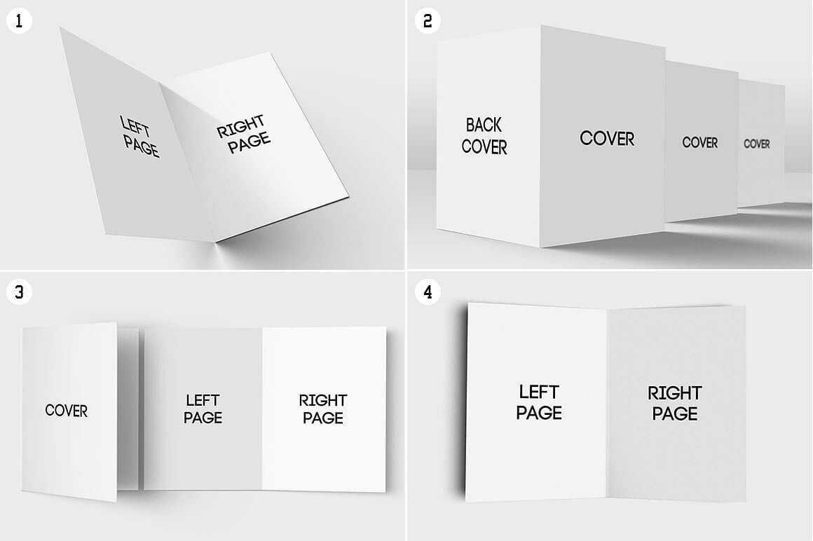 Foldable Card Template – Calep.midnightpig.co Throughout Quarter Fold Birthday Card Template
