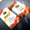Food Restaurant Business Card Psdpsd Freebies On Dribbble For Food Business Cards Templates Free