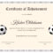 Football Certificate Template – Calep.midnightpig.co With Football Certificate Template