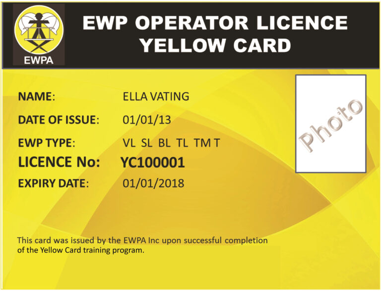 Forklift Licence Template Word Format Aerial Lift with regard to