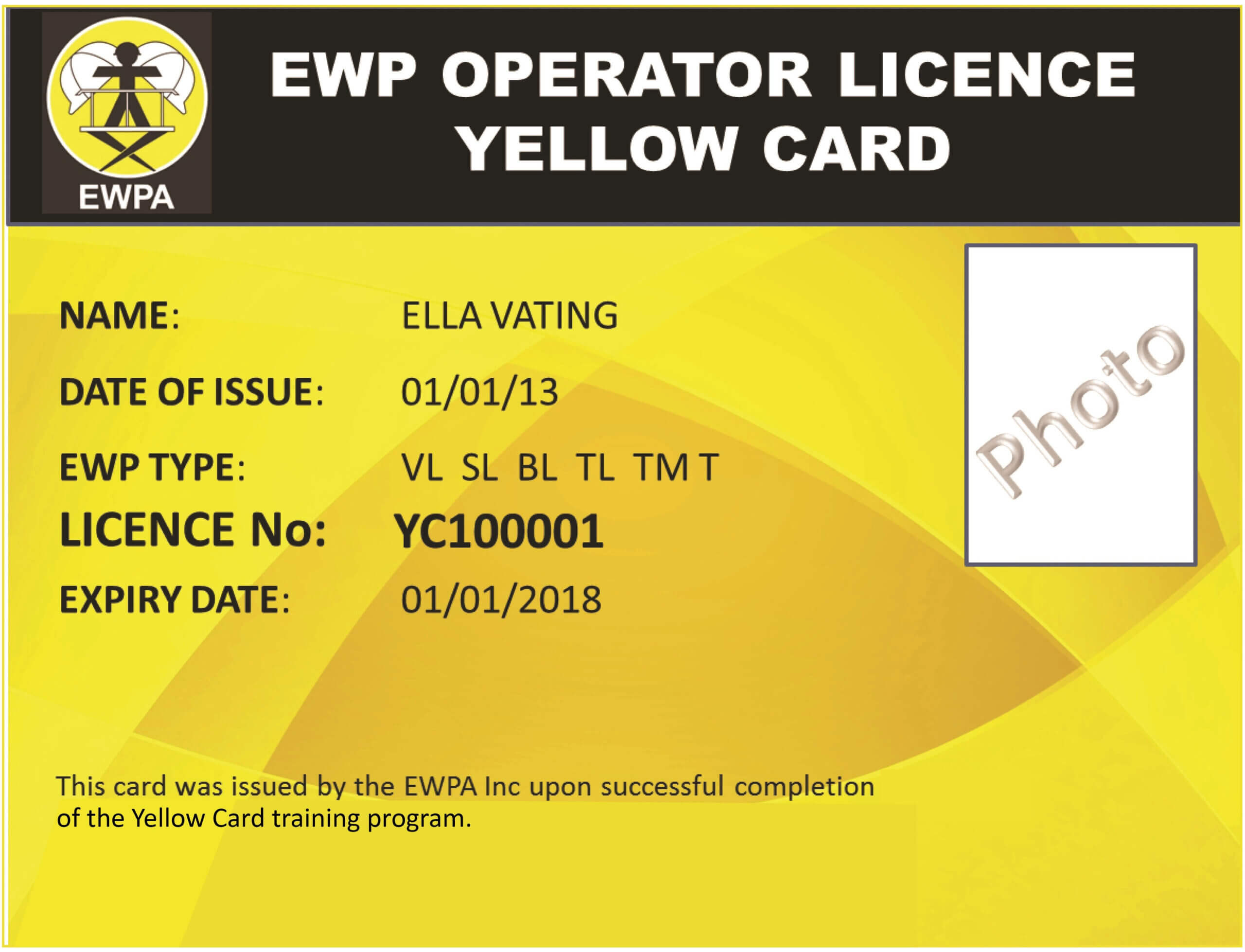 Forklift Licence Template Word Format Aerial Lift With Regard To Forklift Certification Card Template
