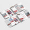 Formal Corporate Tri Fold Brochure Design Template – 99Effects Inside 4 Fold Brochure Template Word