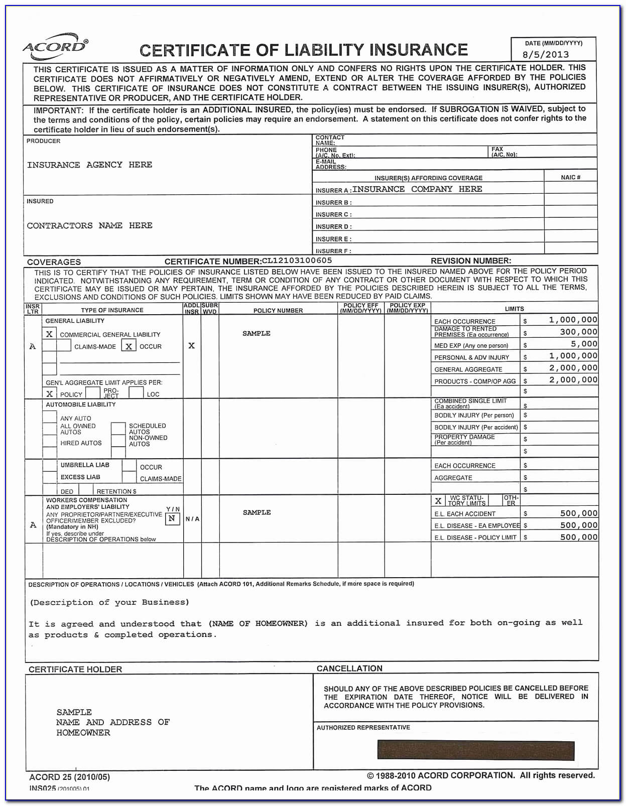 Free Alimony Forms | Marseillevitrollesrugby Intended For Acord Insurance Certificate Template