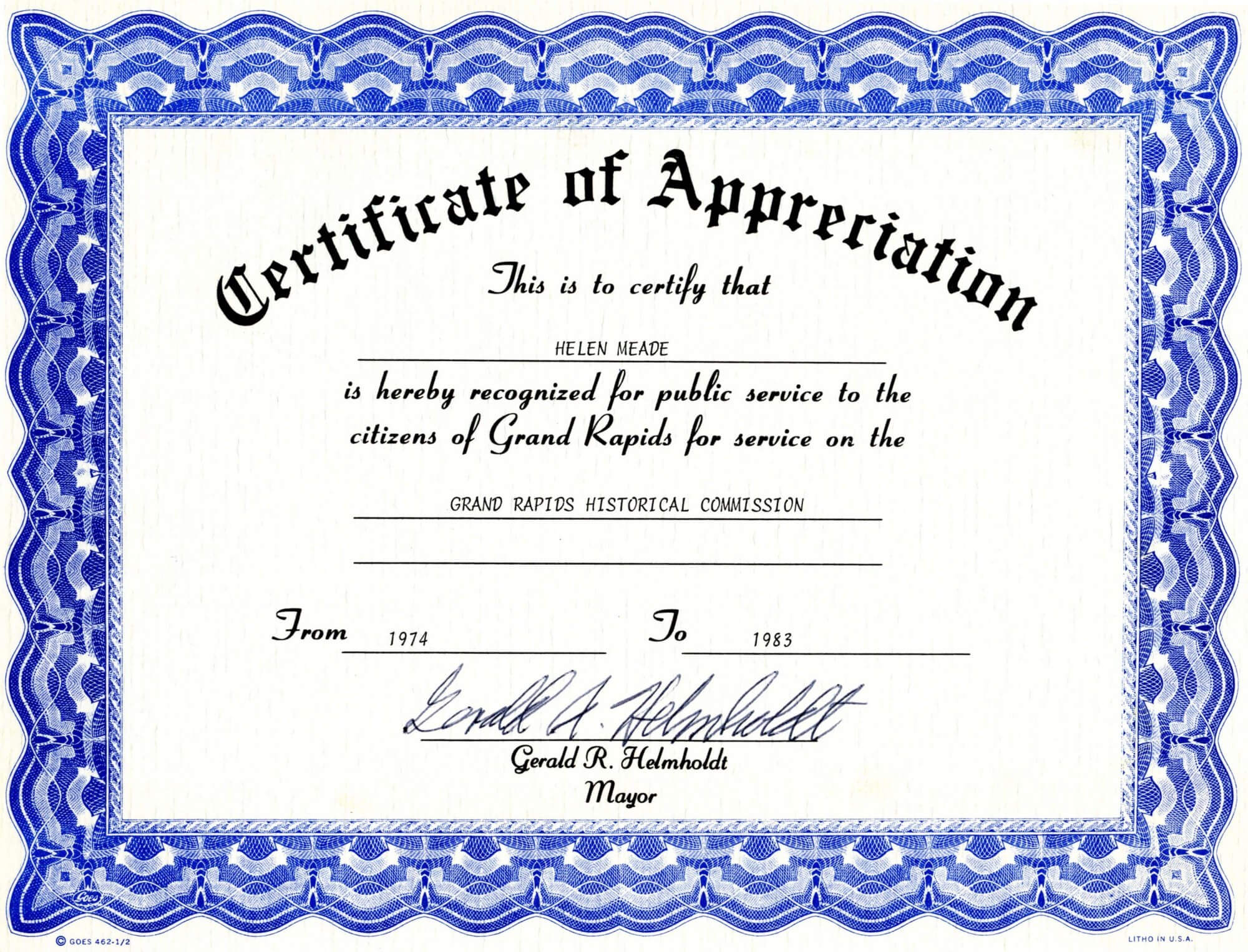 Free Appreciation Certificate - Calep.midnightpig.co Pertaining To Free Certificate Of Appreciation Template Downloads