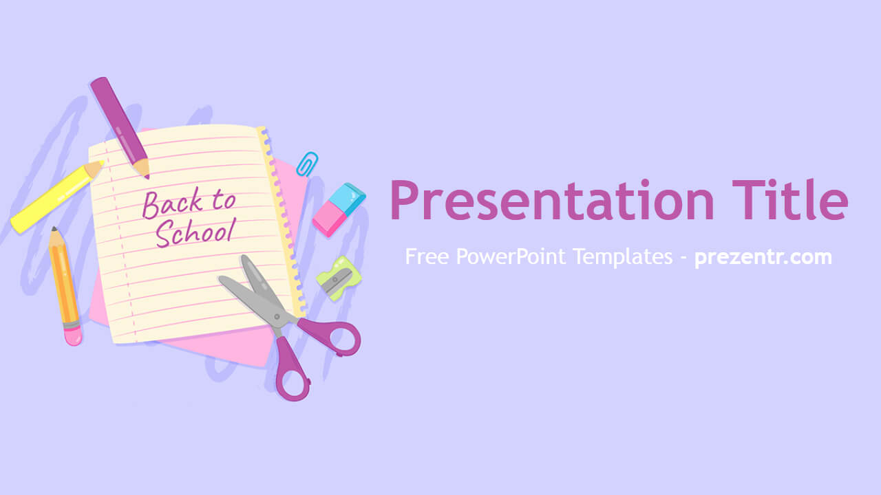 Free Back To School Powerpoint Template – Prezentr Pertaining To Back To School Powerpoint Template