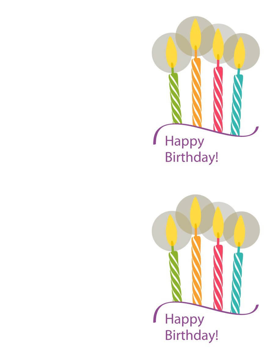 Free Bday Cards To Print – Calep.midnightpig.co With Template For Cards To Print Free