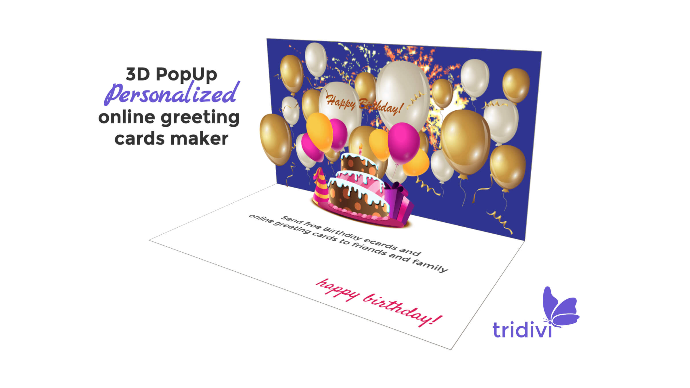 Free Birthday Card Maker – Calep.midnightpig.co In Happy Birthday Pop Up Card Free Template