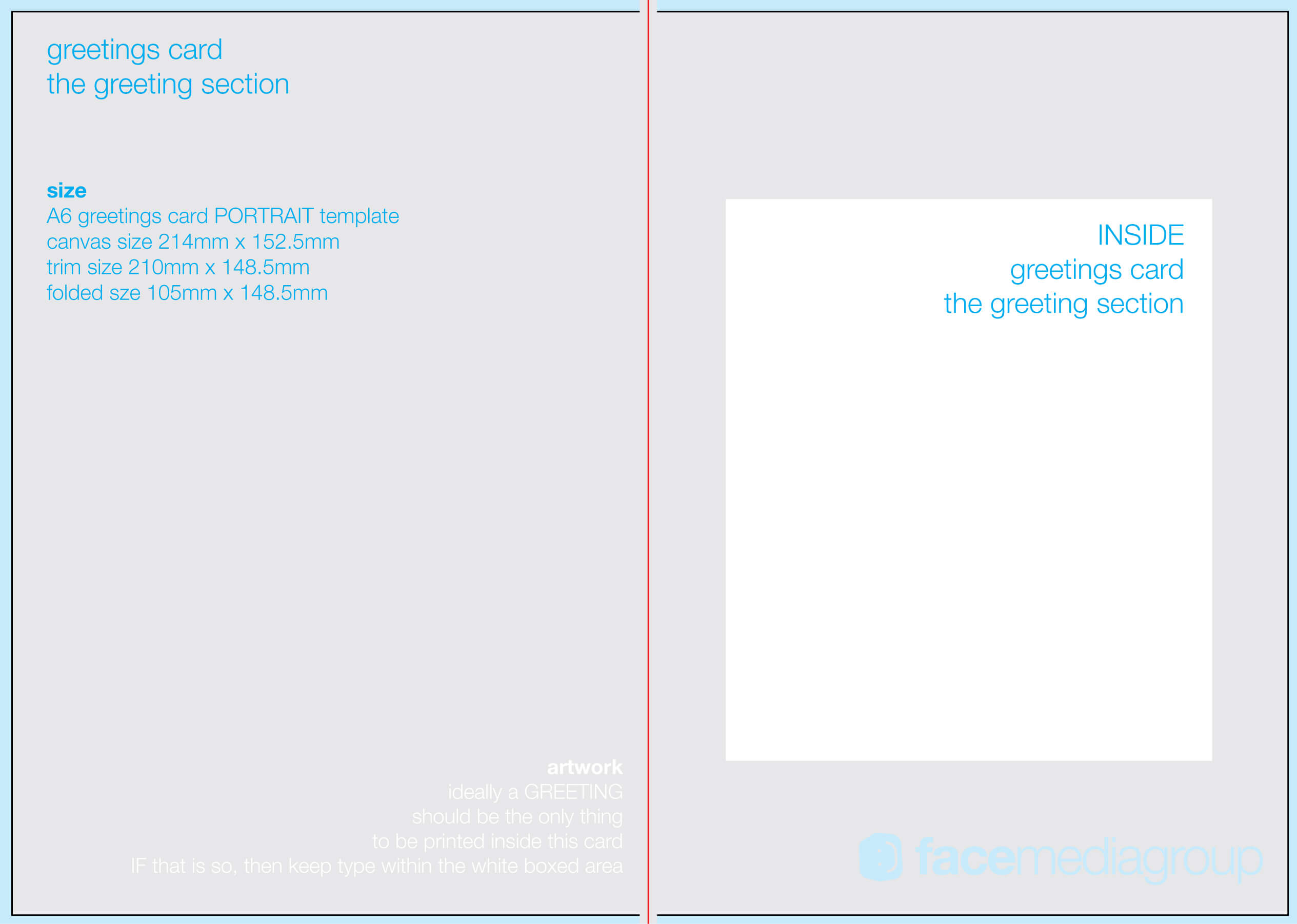 Free Blank Greetings Card Artwork Templates For Download Regarding Birthday Card Template Indesign