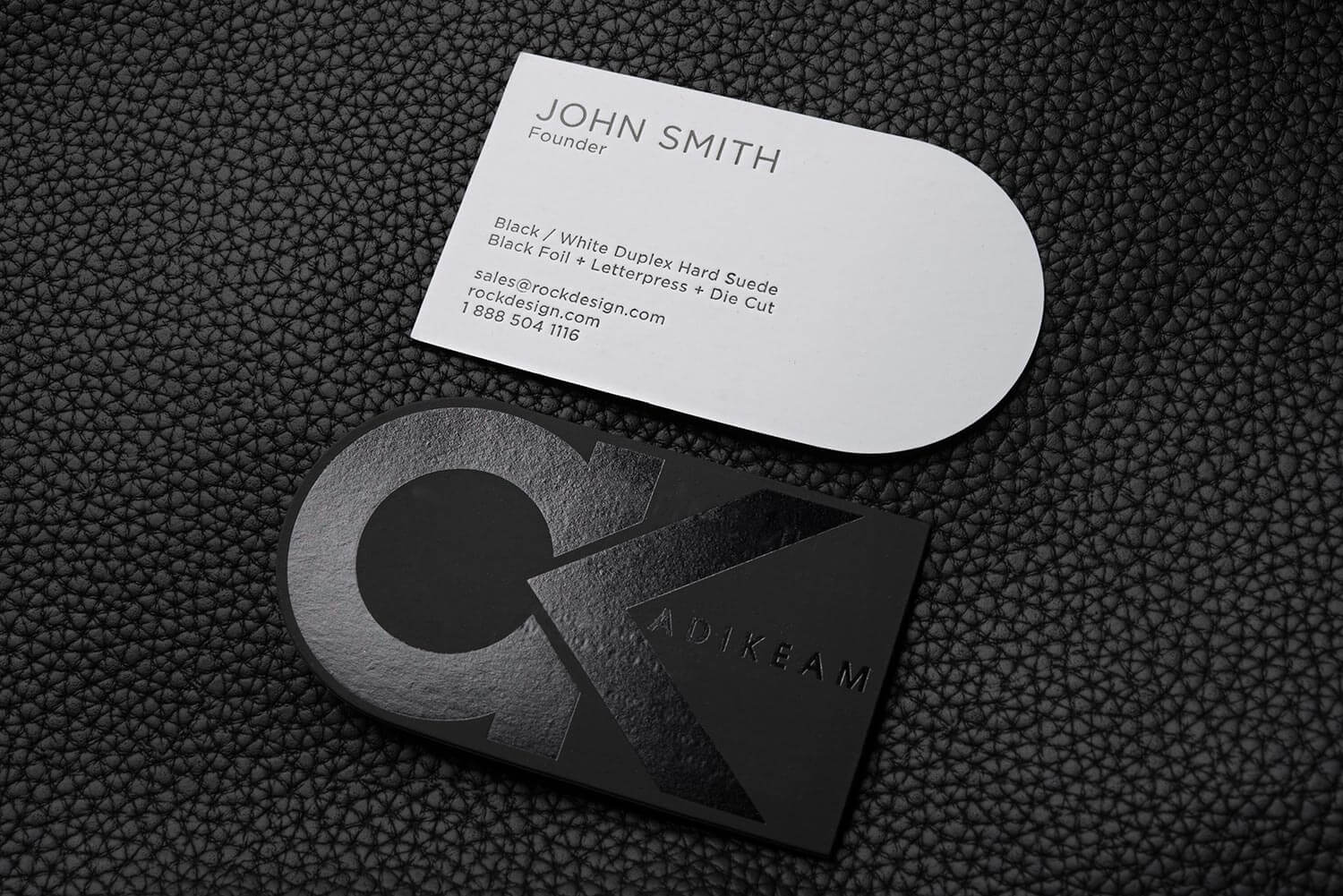 Free Bold And Creative Black And White Business Card Regarding Black And White Business Cards Templates Free