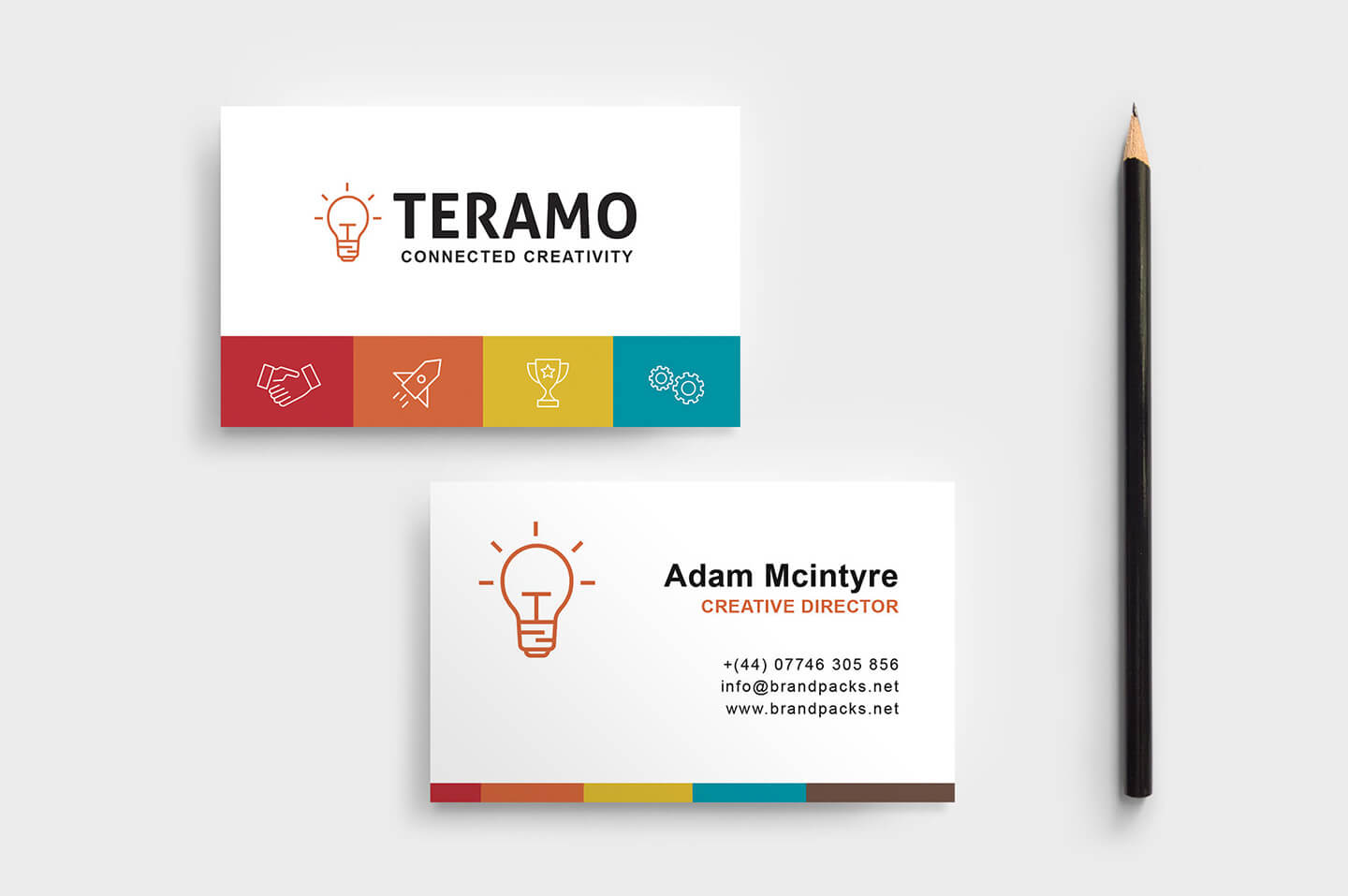 Free Business Card Template In Psd, Ai & Vector - Brandpacks Within Free Business Card Templates In Psd Format